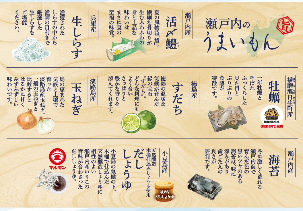 瀬戸内のうまいもん