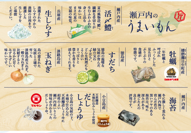 瀬戸内のうまいもん