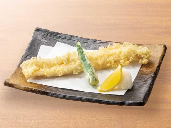 活〆一本穴子天ぷら | お好み天ぷら |藍屋｜和食レストラン