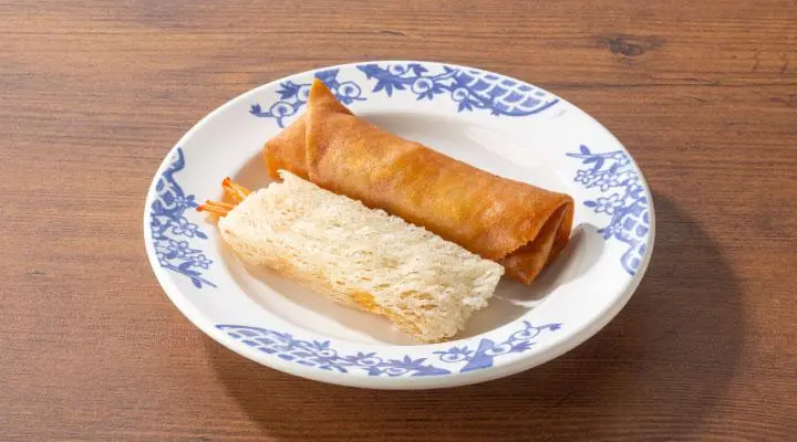 Two kinds of shrimp spring rolls | Peking duck / Deep-fried dishes