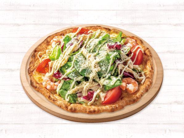 蝦子與蒸雞肉沙拉披薩 | Grazie Gardens（グラッチェガーデンズ）|日本