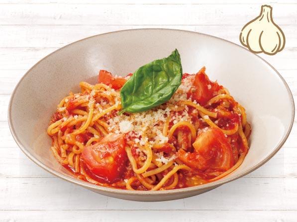 にんにくとトマトのスパゲッティ | パスタ |グラッチェガーデンズ