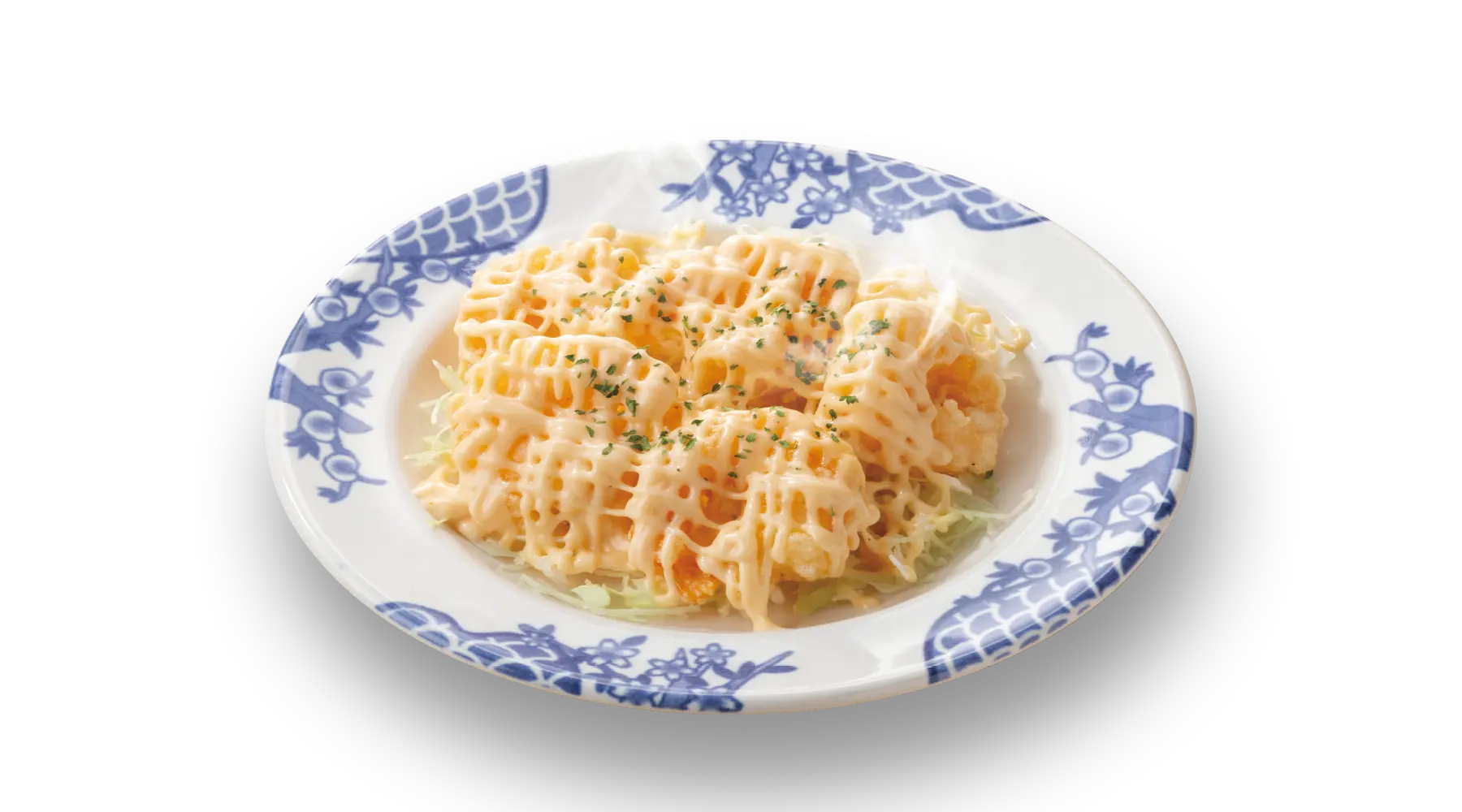 Shrimp with mayonnaise