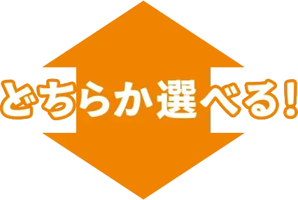 どちらか選べる！