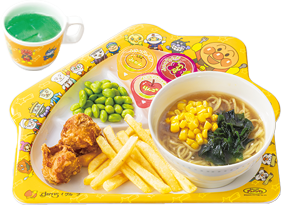 Kids ramen noodles platter