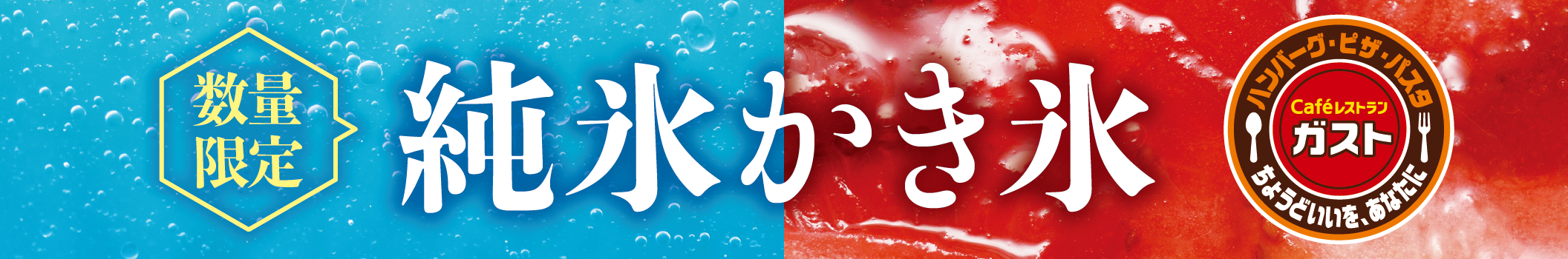 数量限定 純氷かき氷