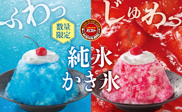 数量限定 純氷かき氷