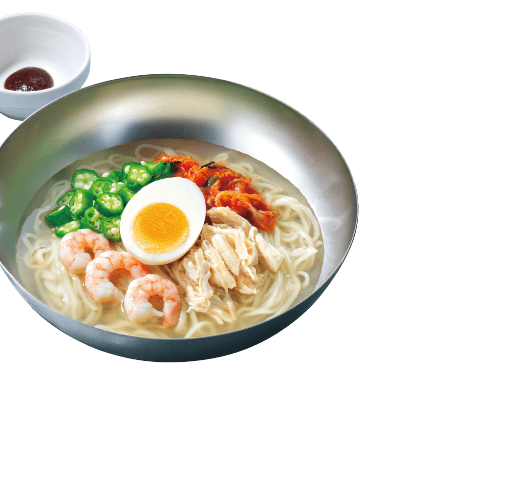海老と蒸し鶏のコク旨冷麺