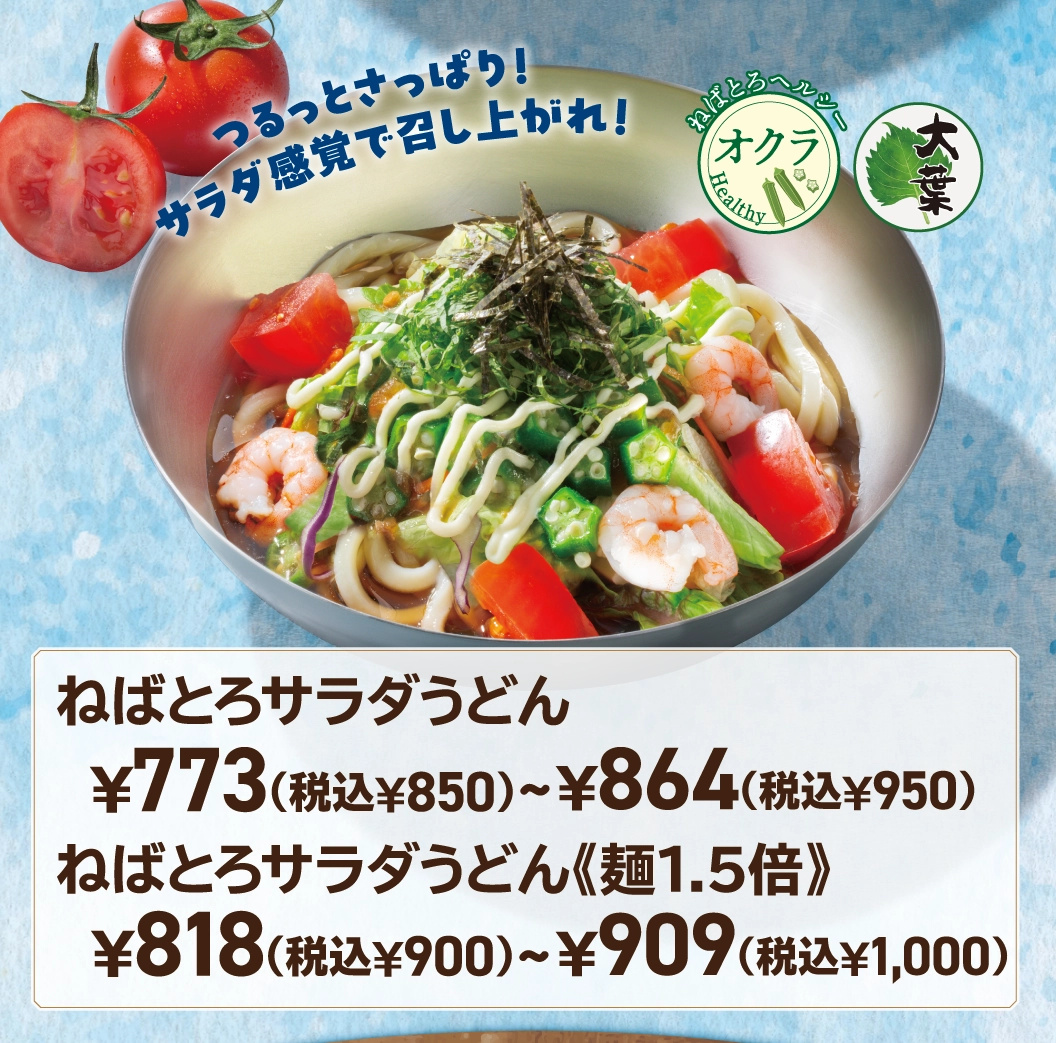 ねばとろサラダうどん
