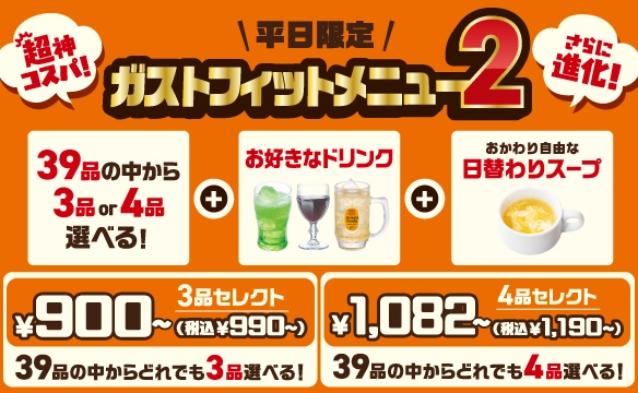 ガストフィットメニュー2