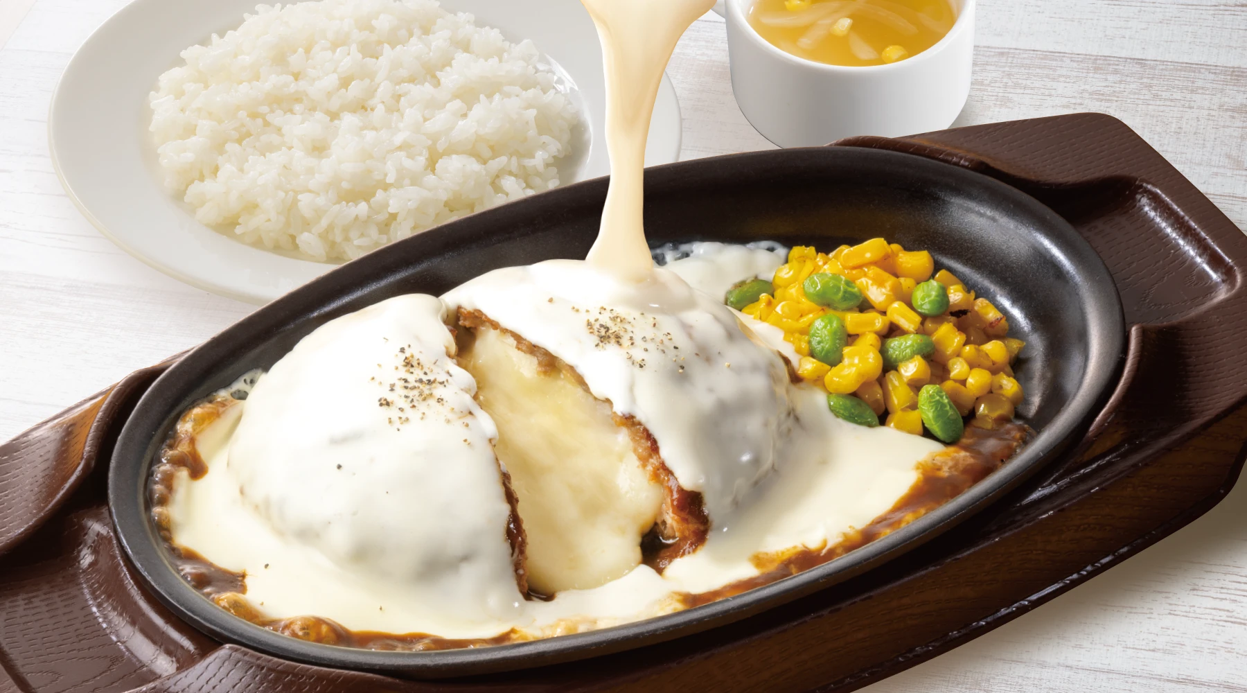 芝士ON芝士IN漢堡午餐