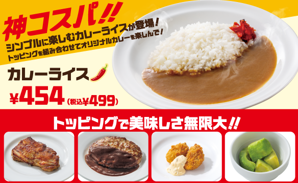 神コスパ！！カレーライス