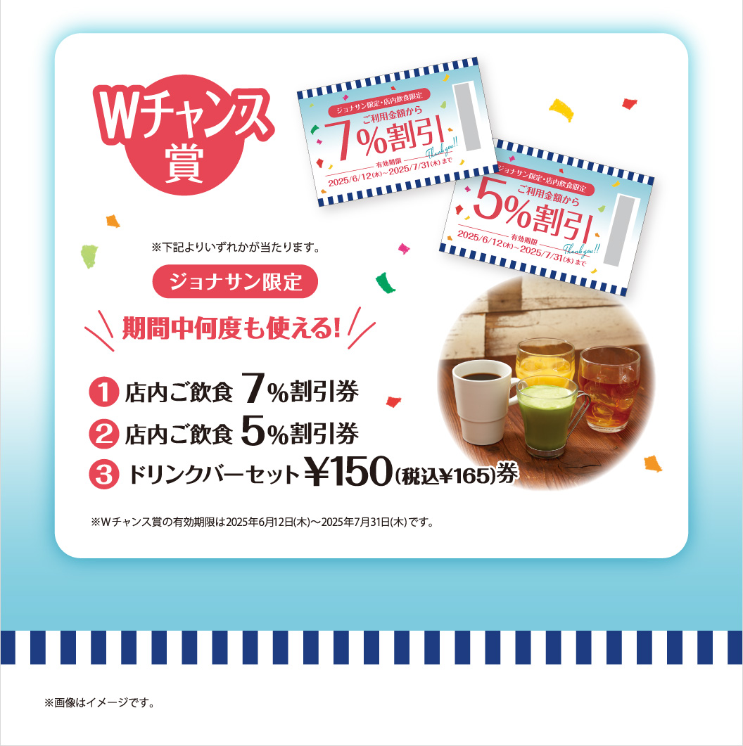 45周年サンクスくじ