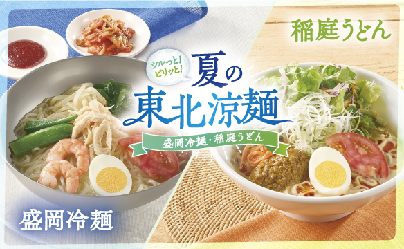 Summer chilled noodles from Tohoku