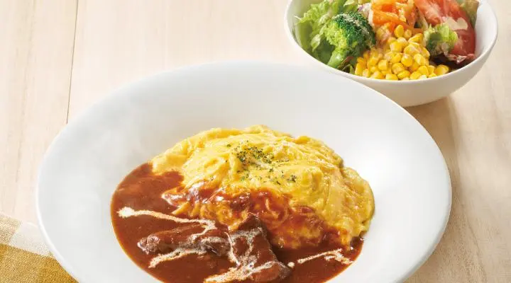 一点物【食品サンプル】ビーフシチュー　オムライス 実物大　新品未使用 一点物【食品サンプル】ビーフシチュー オムライス 実物大 新品