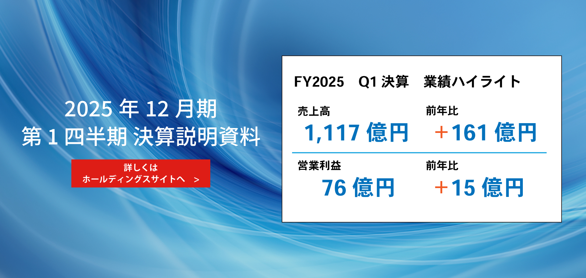 2025年12月期第1四半期決算説明資料
