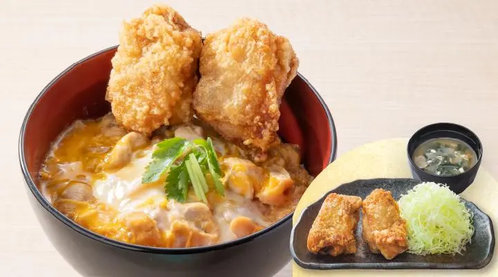 から揚げ親子丼 から揚げ・味噌汁セット | 丼／から揚げセット |から好