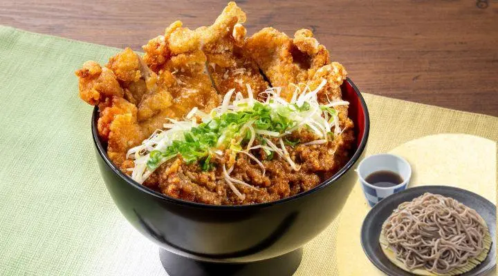 信州名物山賊焼き丼 もり蕎麦セット | 丼そばセット |から好し | から