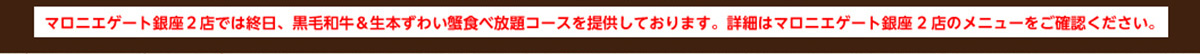 マロニエゲート銀座2店