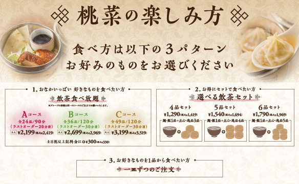 桃菜の楽しみ方
