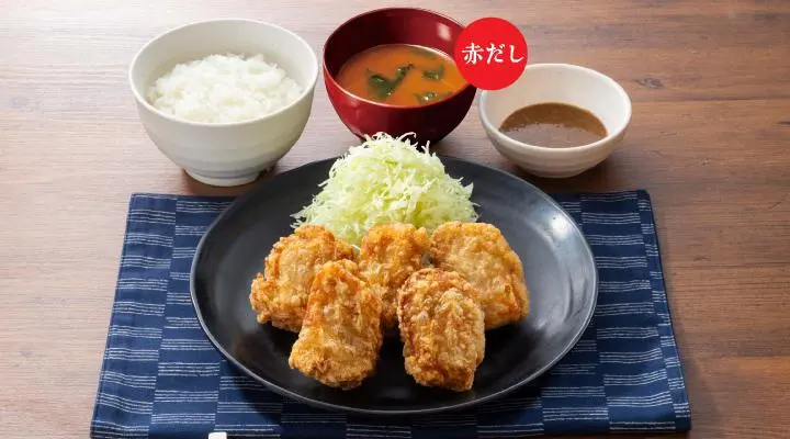 Karayoshi set meal (5 pieces) | Set meal of deep-fried chicken