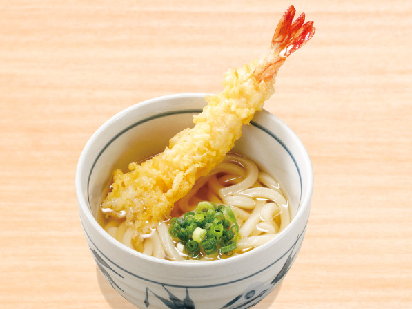 836】海老天うどんのチャーム／ストラップ 836】海老天うどんの