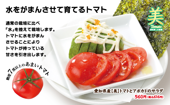 愛知縣產 【美】 番茄和鱷梨沙拉