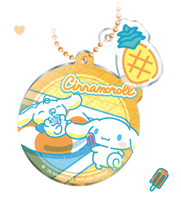 3 アクリルチャーム パイナップル