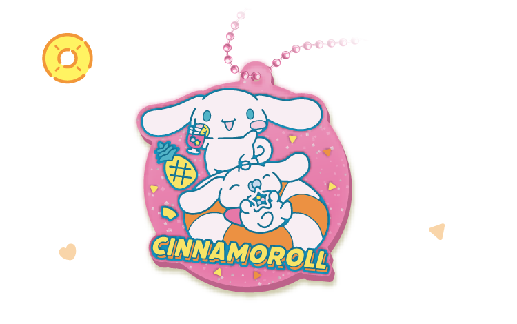 8 ラバーチャーム ピンク