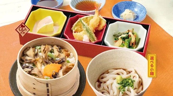 ume　手羽チップス　牛肺 Duck & Mushroom Tempura Soba Noodles with Grated Radish